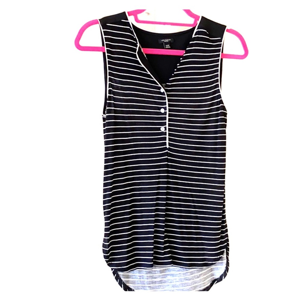 Ann Taylor XSP striped tank top